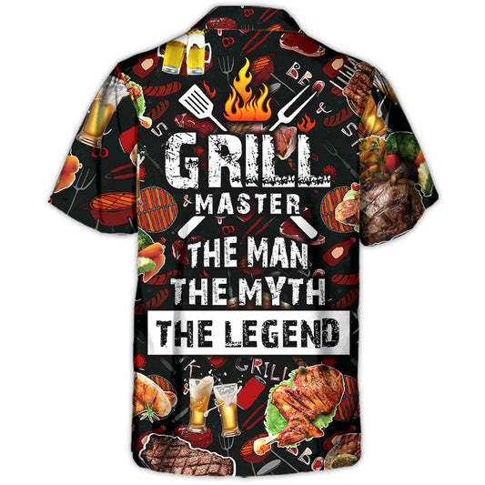 Barbecue Food Grill Master BBQ The Man The Myth The Legend - BFS