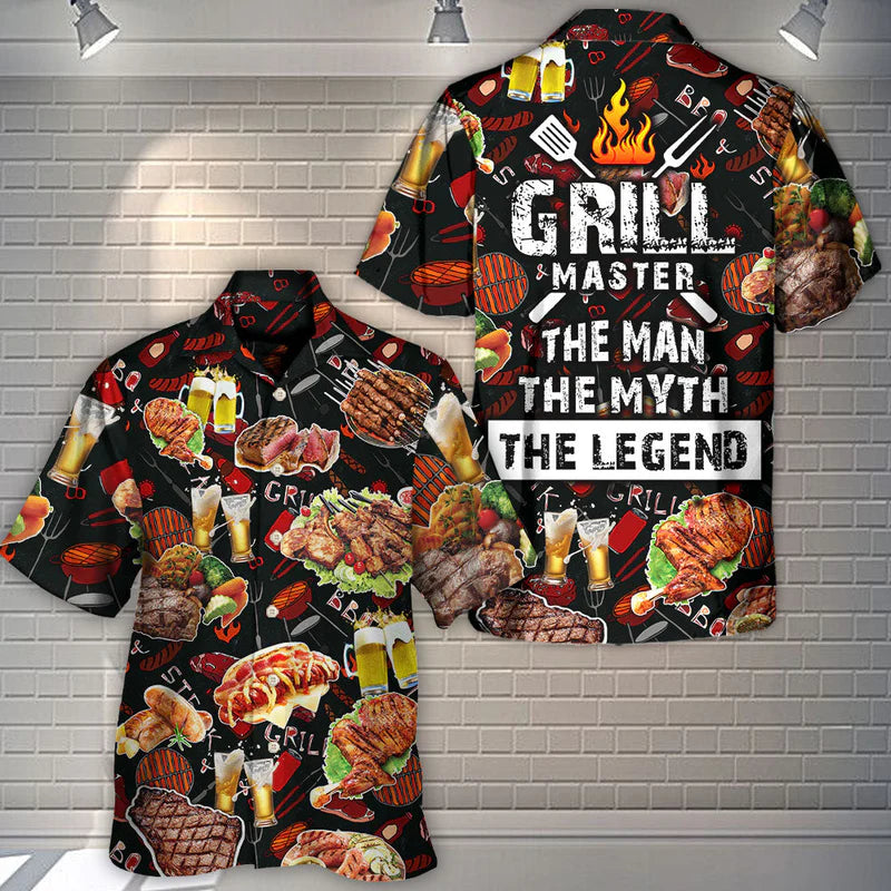 Barbecue Food Grill Master BBQ The Man The Myth The Legend - BFS